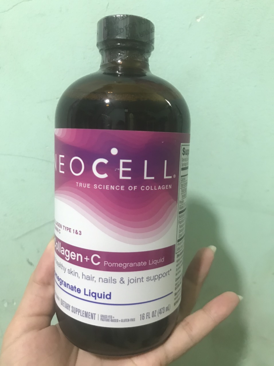 Collagen lựu + C 473ml của Mỹ