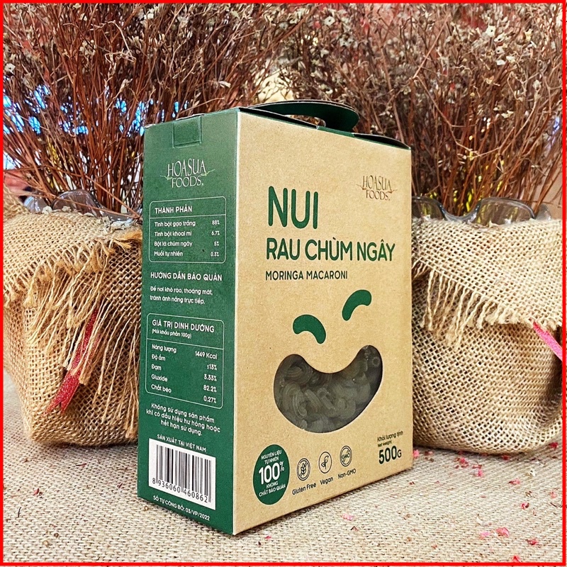 Nui gạo hữu cơ Hoa Sữa gói 500g