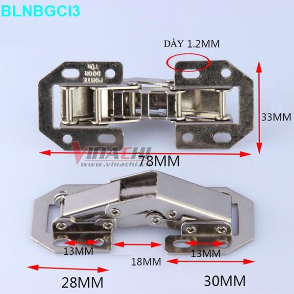 Bản lề nắp bật thép