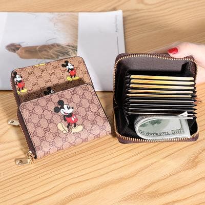 VÍ NGẮN CẦM TAY NỮ HÌNH CHUỘT MICKEY