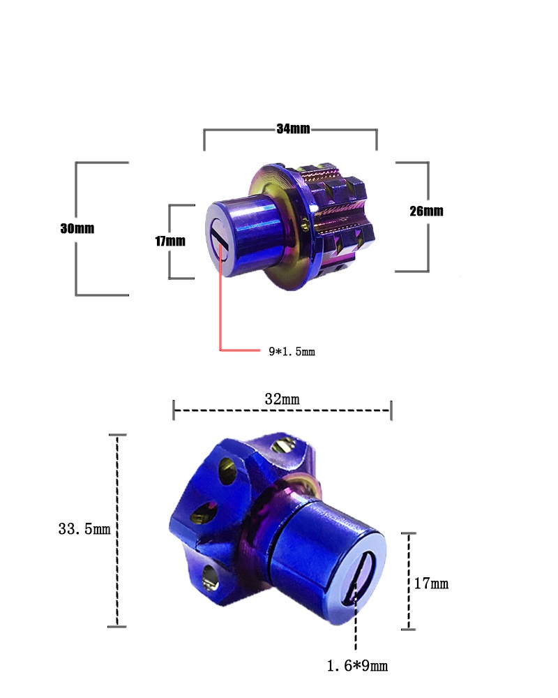 Phôi Khoá Titan CNC, Mốc Khoá Titan