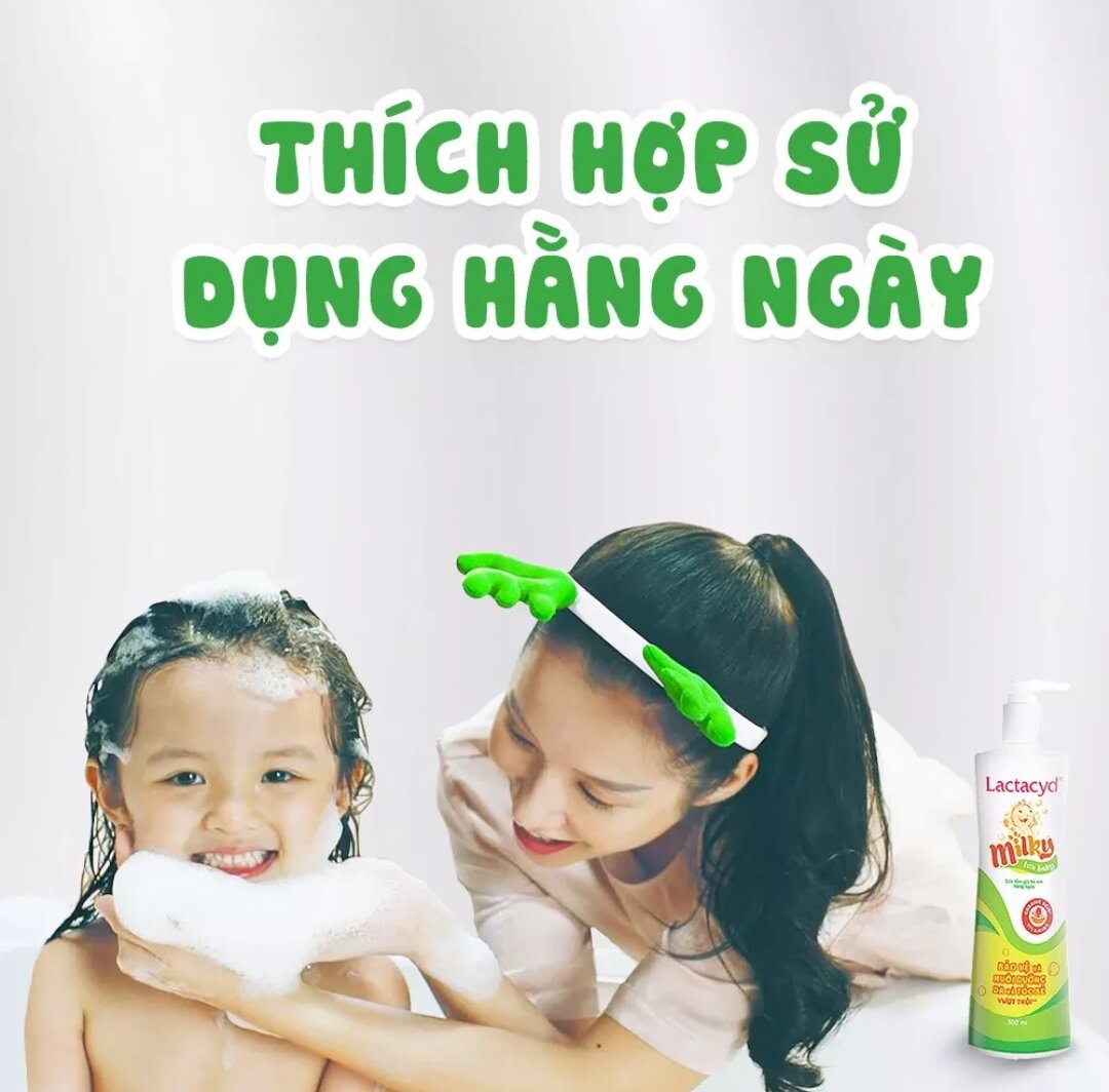 Sữa tắm cho bé Lactacyd Milky Baby 250ml