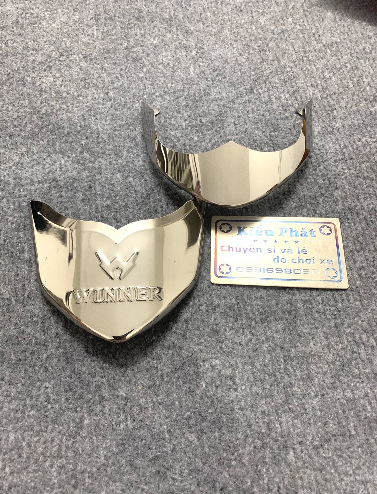 Mỏ dè Winner X trước sau inox