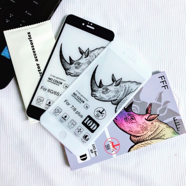 KÍNH CƯỜNG LỰC 10D TÊ GIÁC FULL MÀN HÌNH, BO CẠNH CHO IPHONE