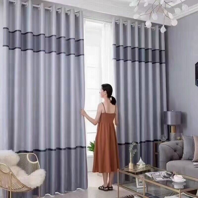 Rèm cửa chống nắng,màn cửa chính vải gấm thô, nhiều kích thước khác nhau - Nhận thiết kế theo yêu cầu - Tổng Kho Rèm Giá Sỉ
