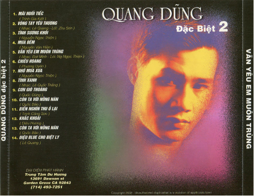 Vẫn Yêu Em Muôn Trùng - Quang Dũng 2 (Dư Hương CD)