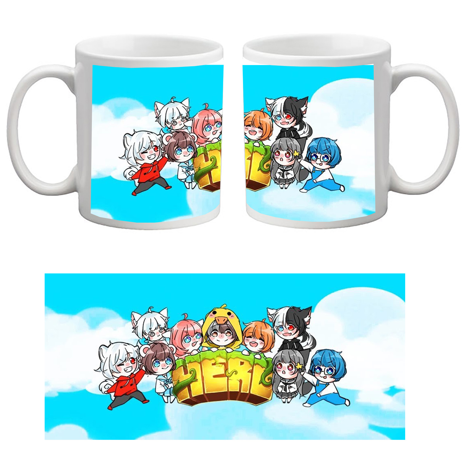 Ly cốc sứ Hero Team