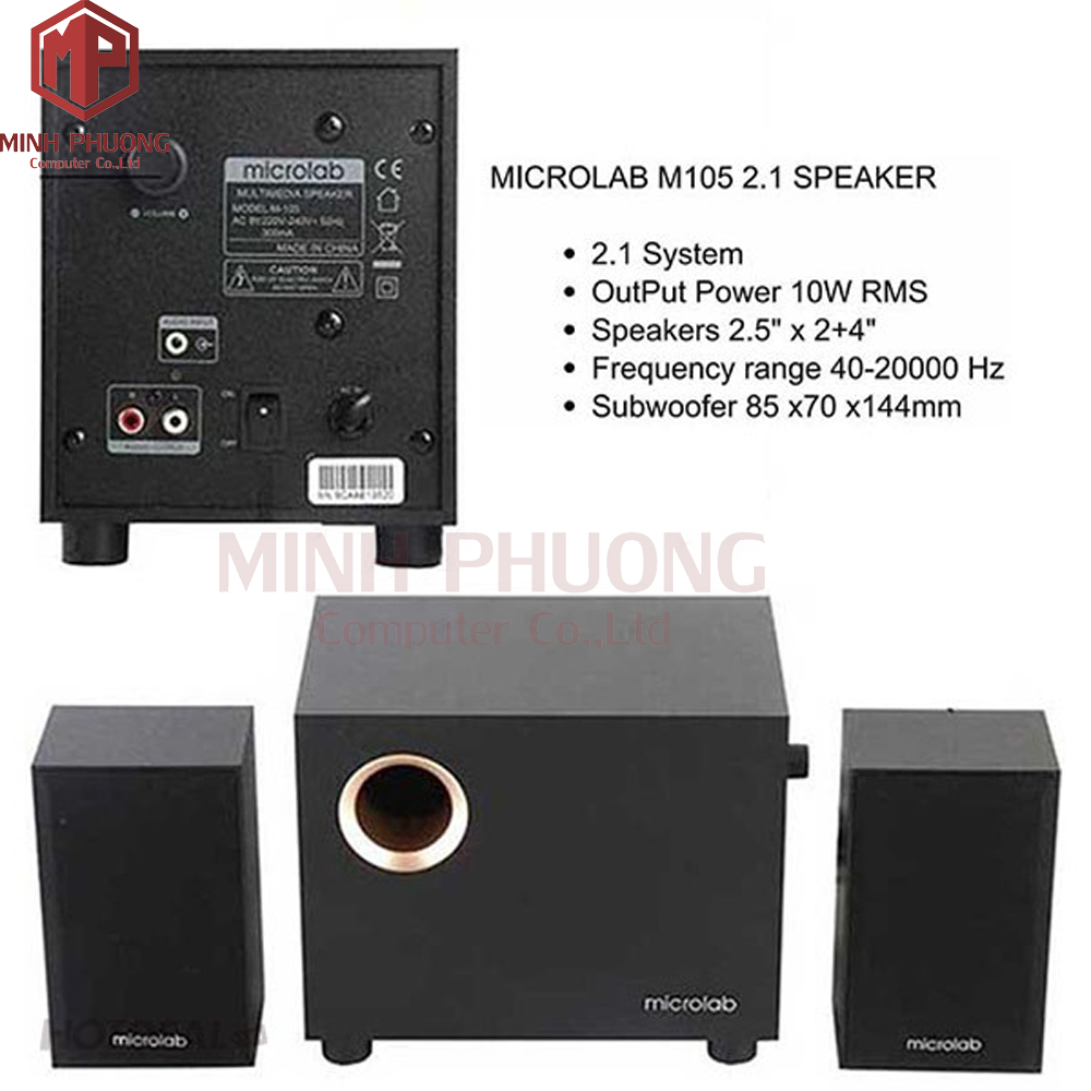 Loa máy tính Microlab M105/2.1