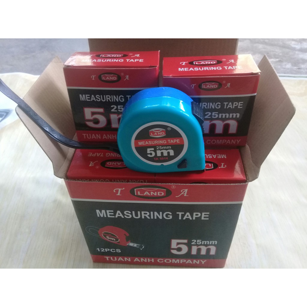 [1 Hộp 12chiếc,dài 5m] THƯỚC DÂY,THƯỚC MÉT,THƯỚC QUỘN