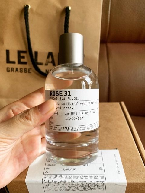 nước hoa labo rose 31 . 33