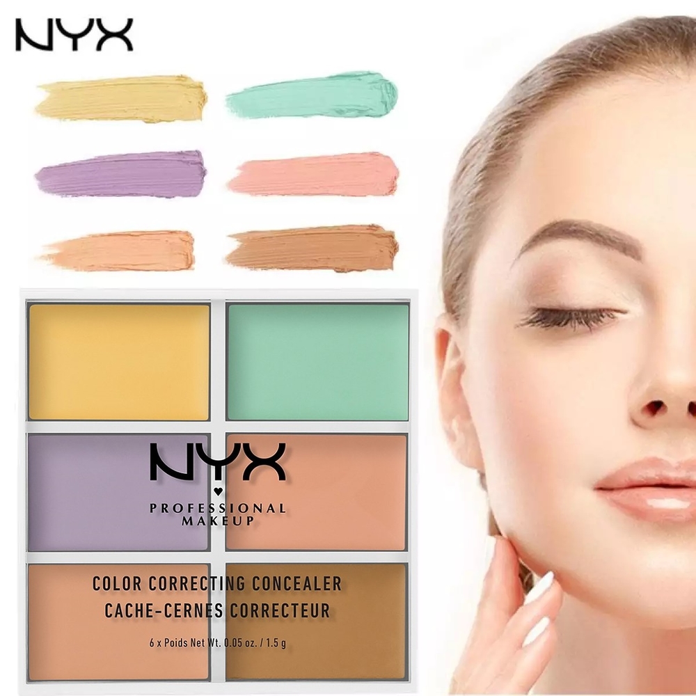 Bảng Che Khuyết Điểm NYX 6 Màu