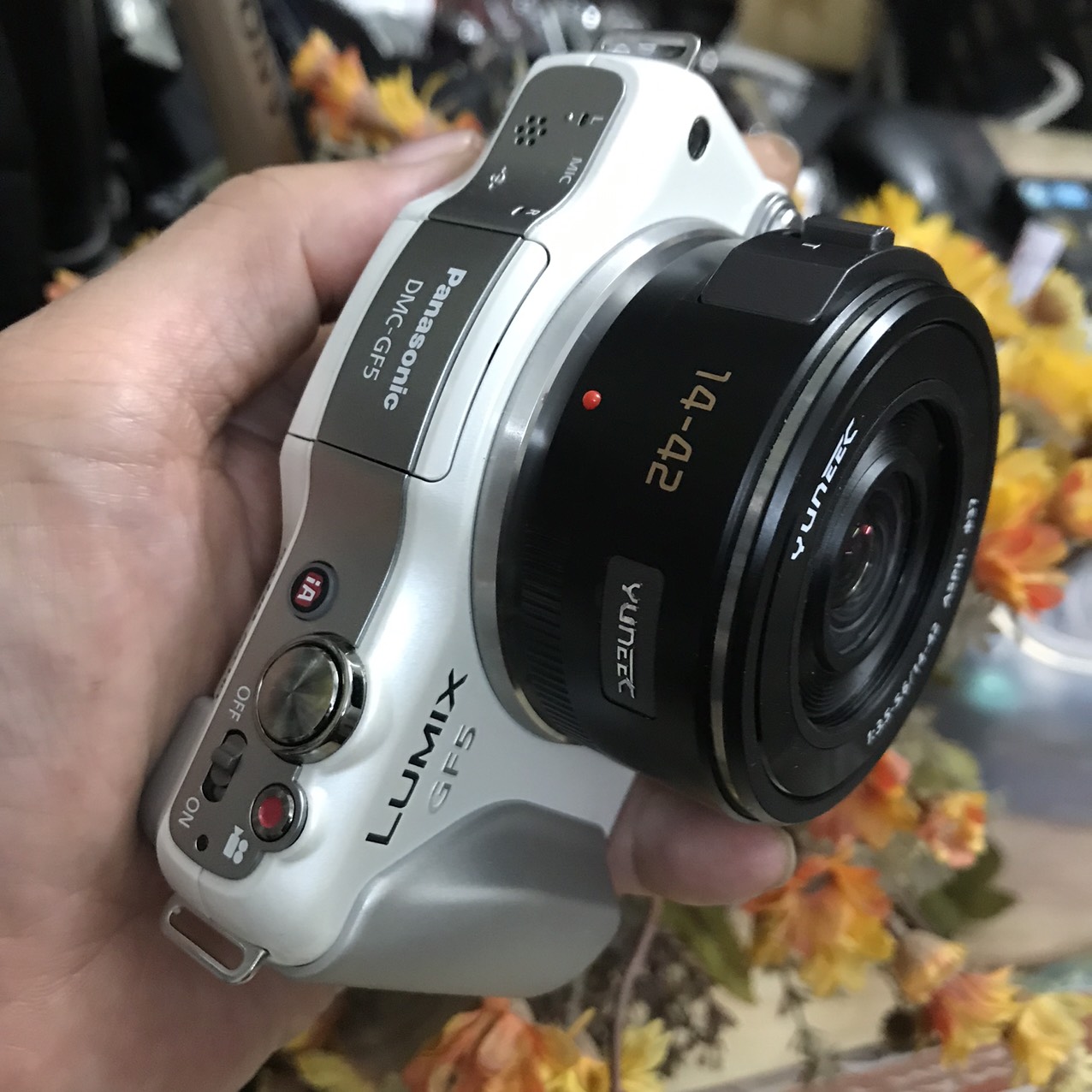 Máy ảnh Panasonic Lumix Gf5 kèm ống kính 14-42