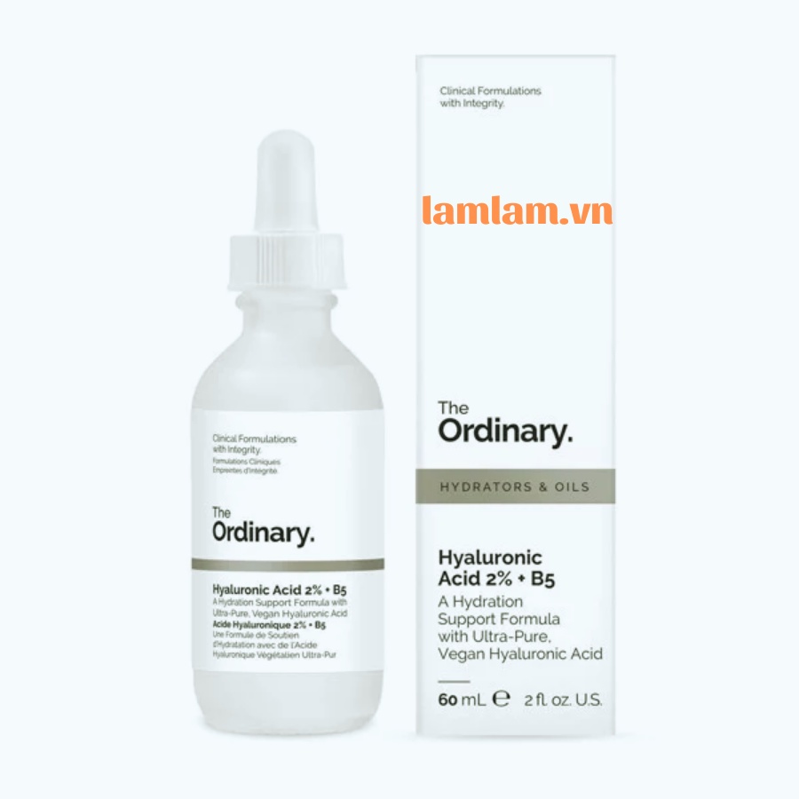 Tinh chất cấp nước, phục hồi da The Ordinary Hyaluronic Acid 2% + B5