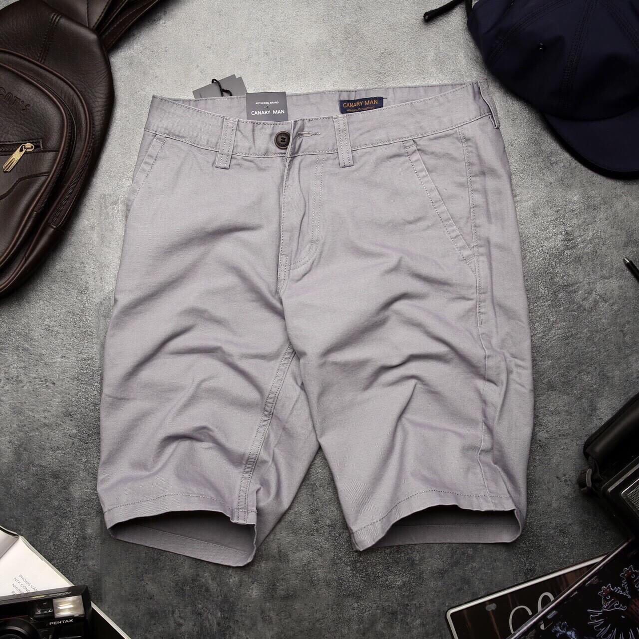 DK-Quần Shorts Nam Kaki