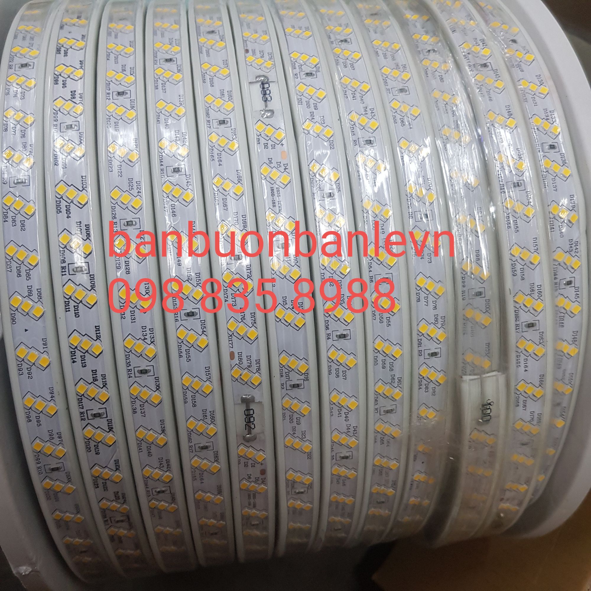 Đèn led dây 3 hàng led 2835 ASIA -180 Chip