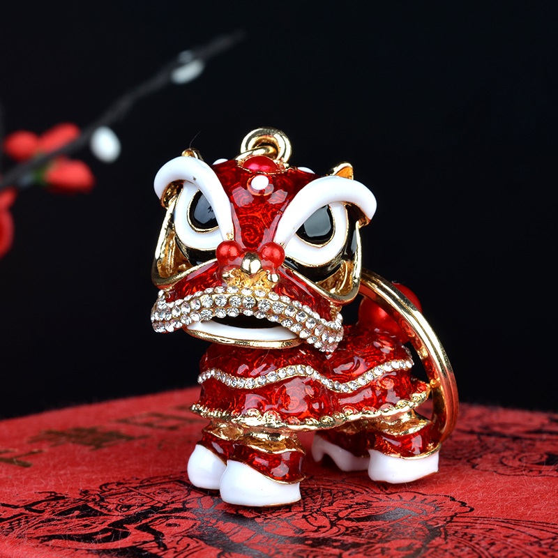 [HCM]Móc Chìa Khoá Hình Kỳ Lân Đính Đá Cao Cấp