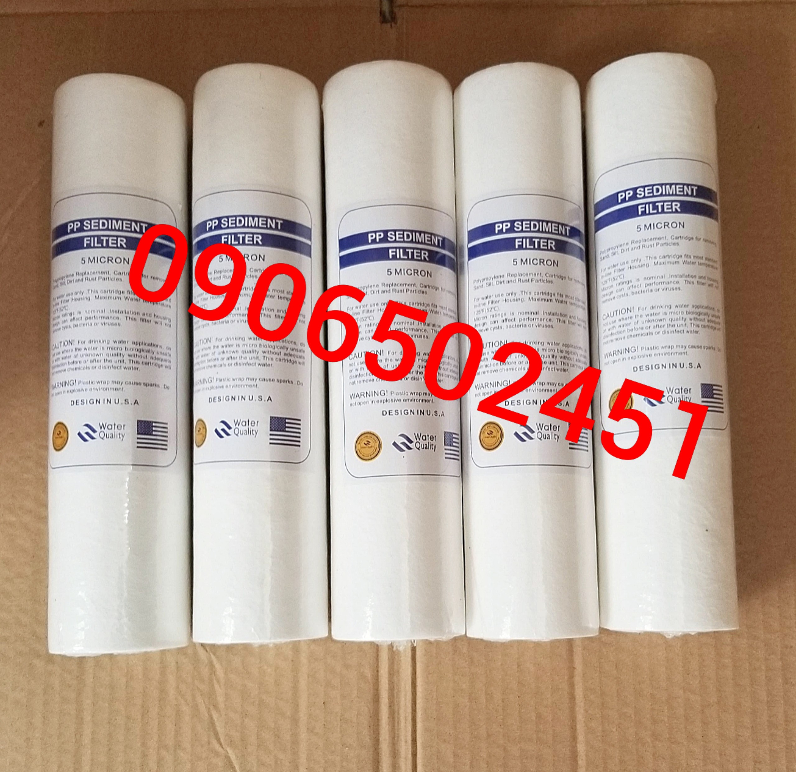 [HCM]Combo lõi lọc nước số 1 PPF 10inch chuẩn dùng cho máy lọc sinh hoạt lọc nước RO kangaroo karofi sunhouse....