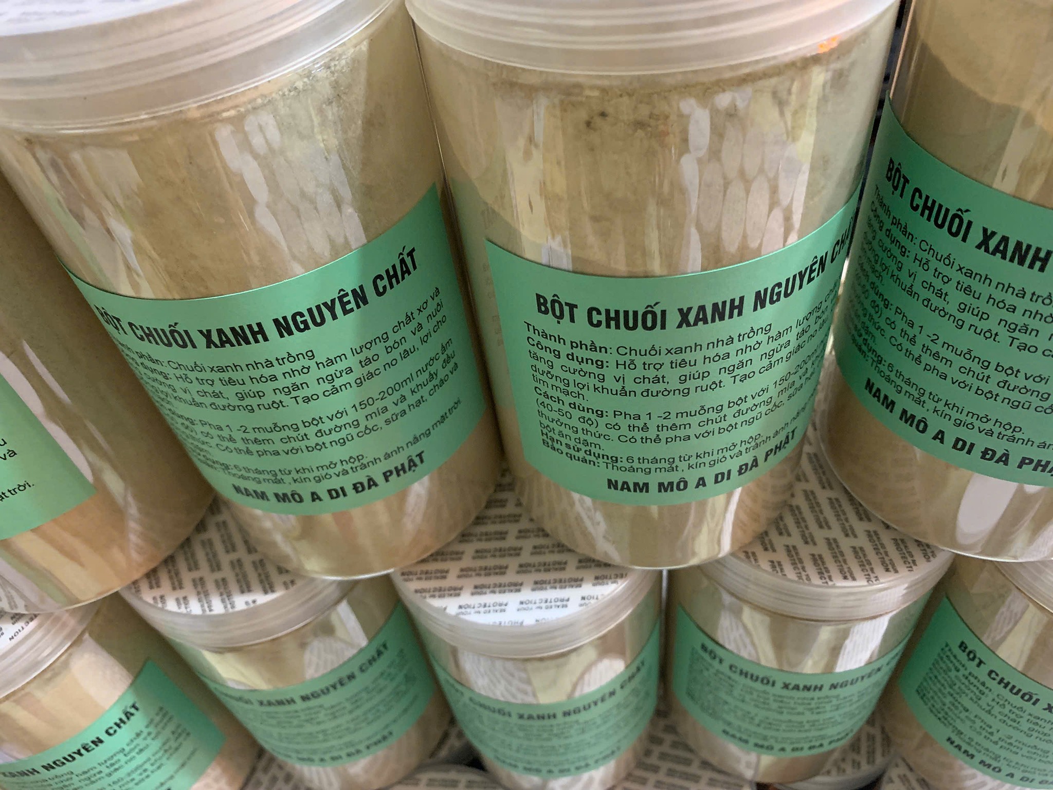 Bột chuối xanh nguyên chất 100% - 500g