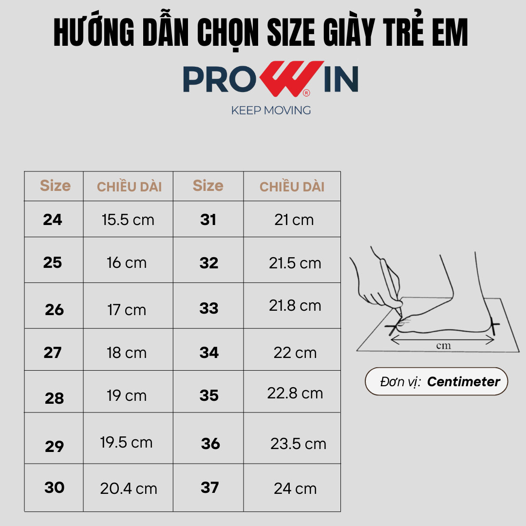 Giày đá bóng trẻ em Prowin UK