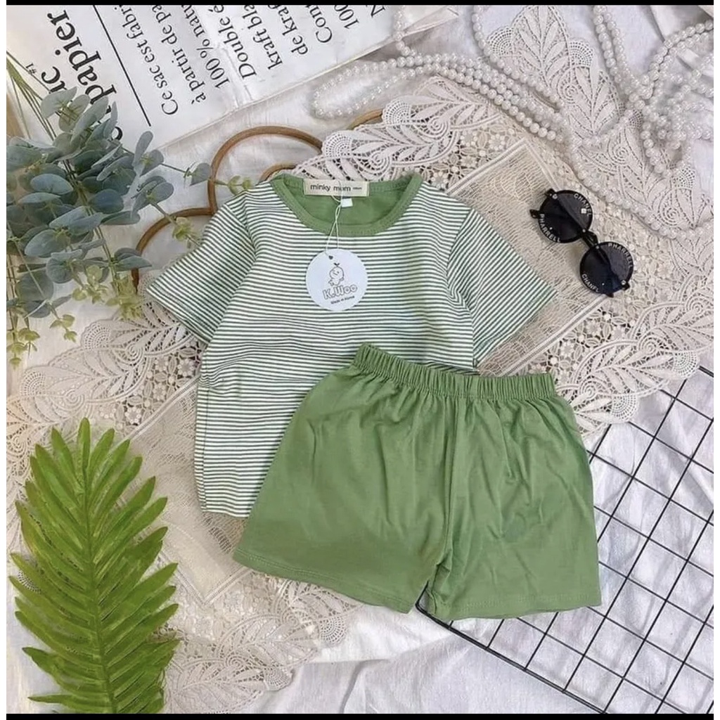COMBO 3 BỘ CỘC TAY VÀ BA LỖ MINKY MOM