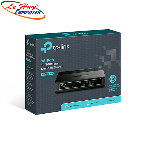 Thiết bị chia mạng tp-link tl-sf1016d 16 cổng rj45 10/100mbps chính hãng