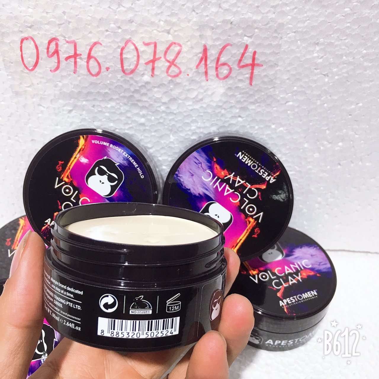 Sáp Vuốt Tóc Volcanic Clay Version 4 + Tặng Lược Chaoba