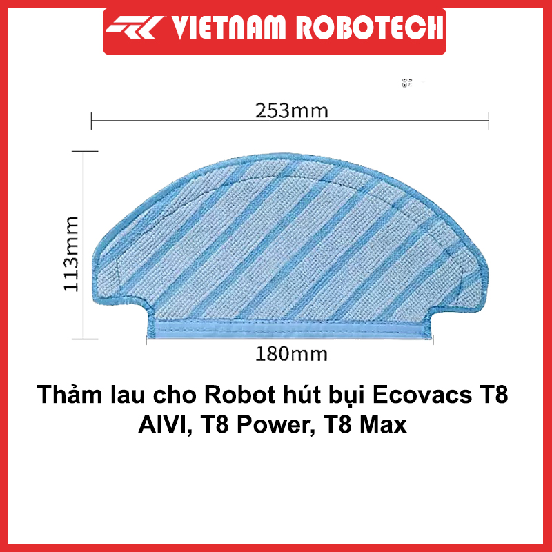Thảm lau Robot hút bụi lau nhà T8 AIVI, T8 Power, T8 Max - VIETNAMROBOTECH
