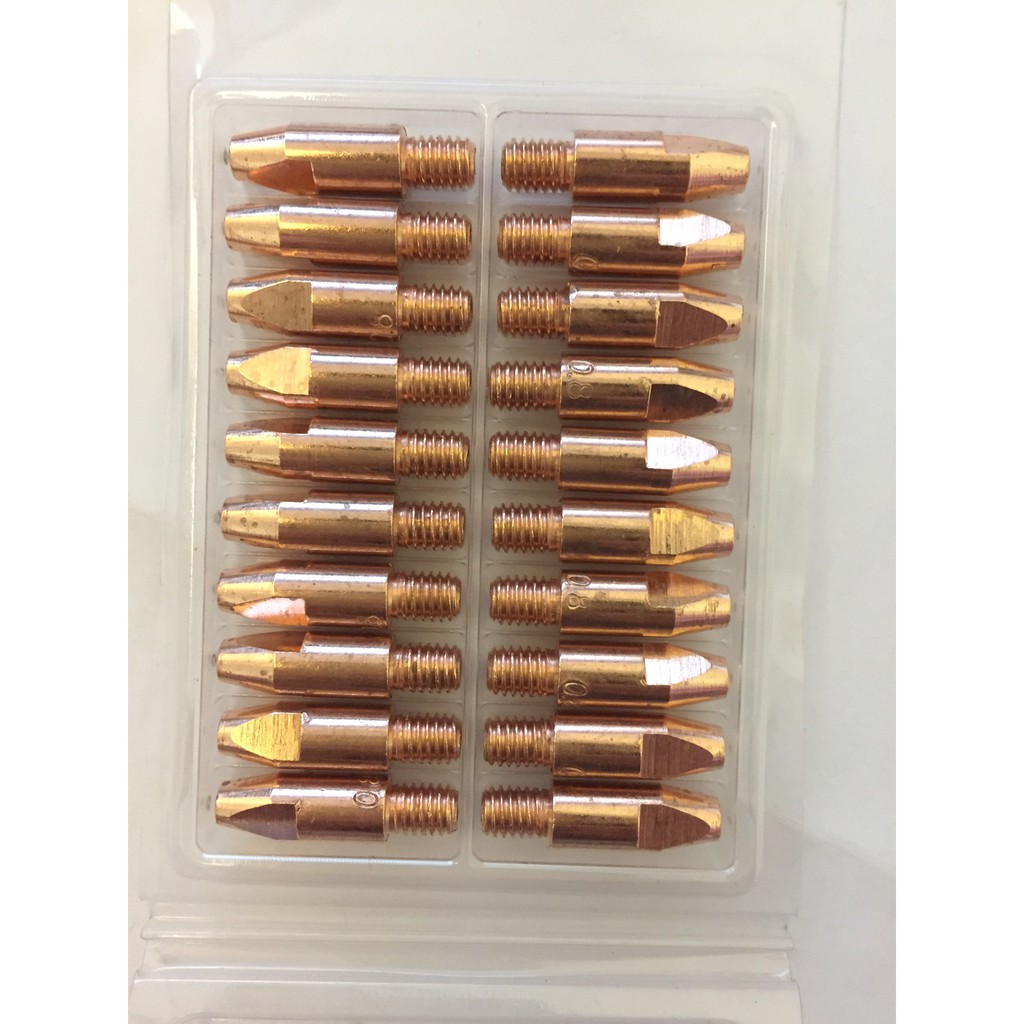 10 cái bép hàn mig 24KD M6*28*0.8-1.0-1.2