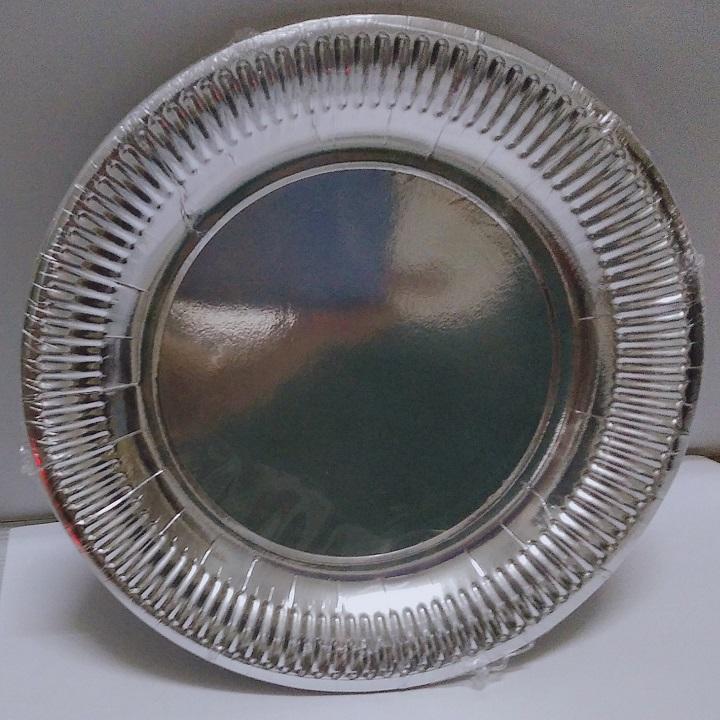 Đĩa Giấy Bạc 21cm- 10 cái