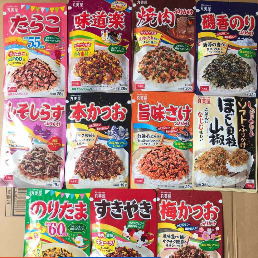 Gia vị rắc cơm, cháo Marumiya Nhật Bản