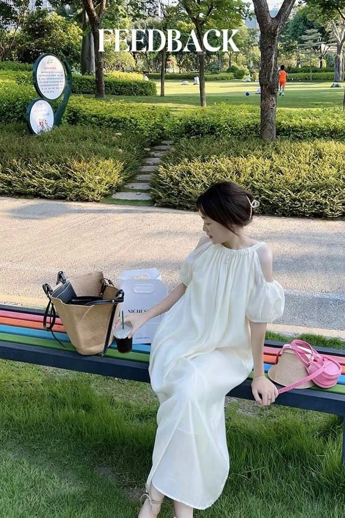váy bầu thời trang kết hợp mặc sau sinh