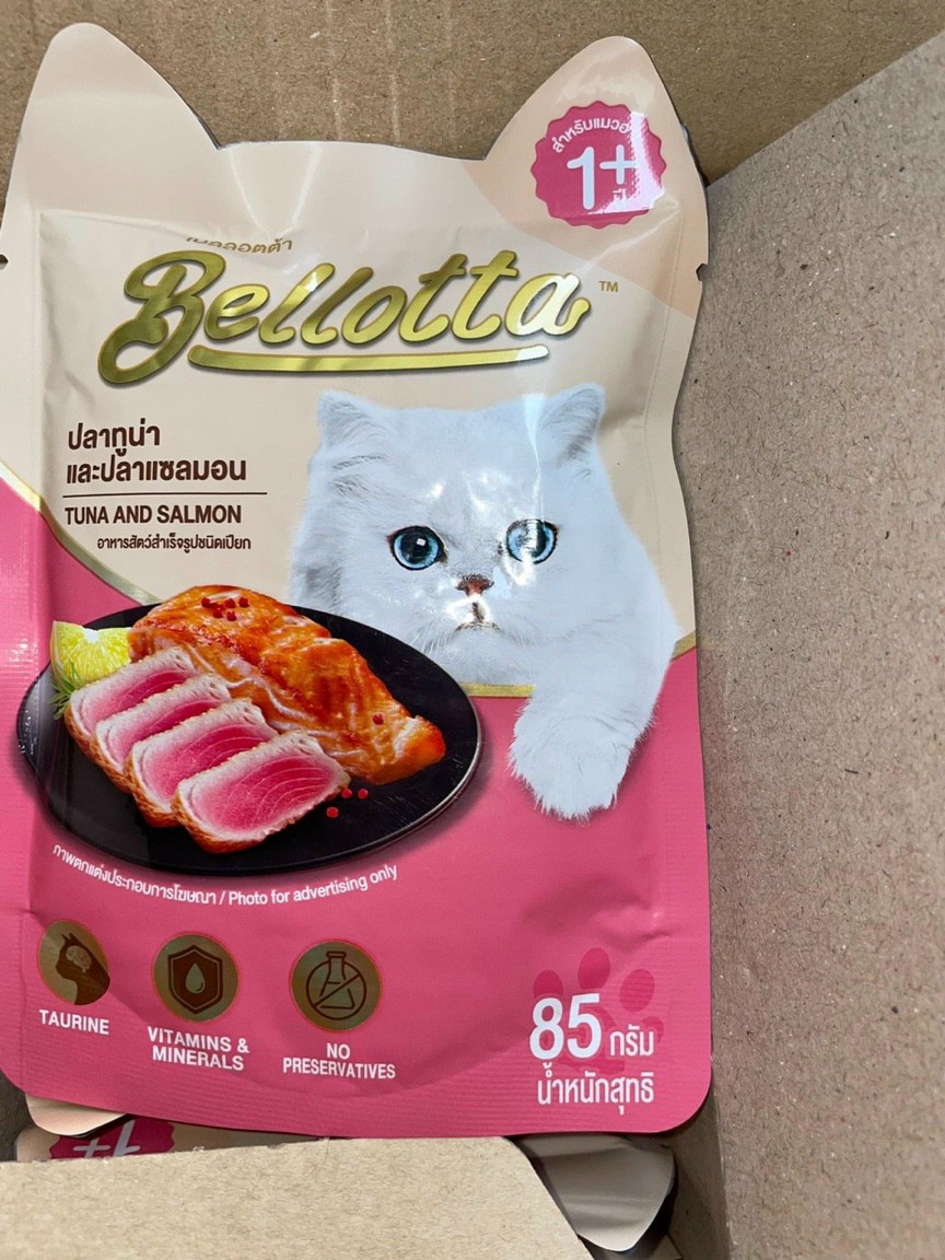 Pate Bellotta cho mèo gói 85g