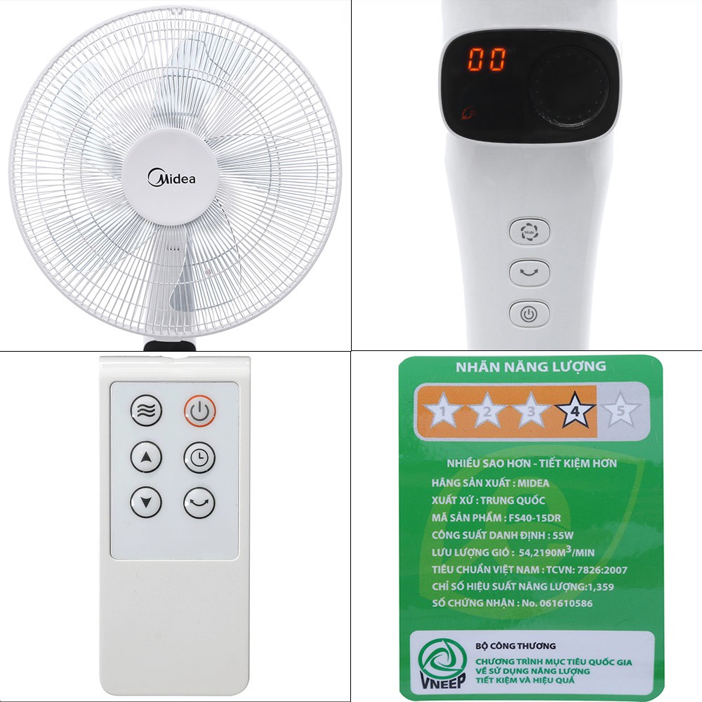 Quạt Đứng Media Fs40-15Dr - Công Xuất 55W