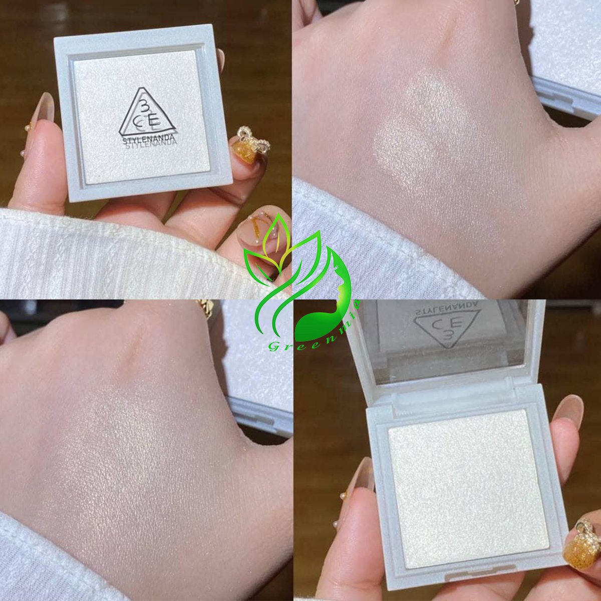 Phấn Bắt Sáng 3CE FACE HIGHLIGHTER Hộp Vuông 4,8g [CHECK HIDDEN TAG]