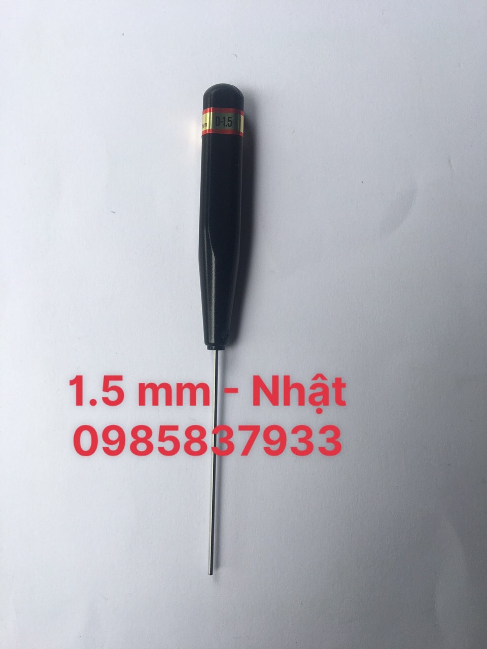 Lục giác mini 1.5 mm D-1.5 Eight Nhật tại Máy NTT vặn ốc lục giác chìm cỡ nhỏ dễ dàng hiệu quả