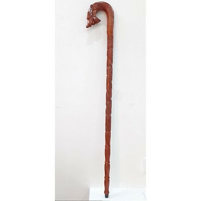 Cây batoong chống trơn trượt gỗ hương cho người cao tuổi