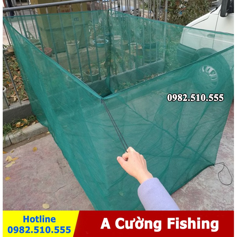 Lồng nuôi cá - tráng nuôi cá dài 1m x rộng 2m x sâu 1m - siêu bền