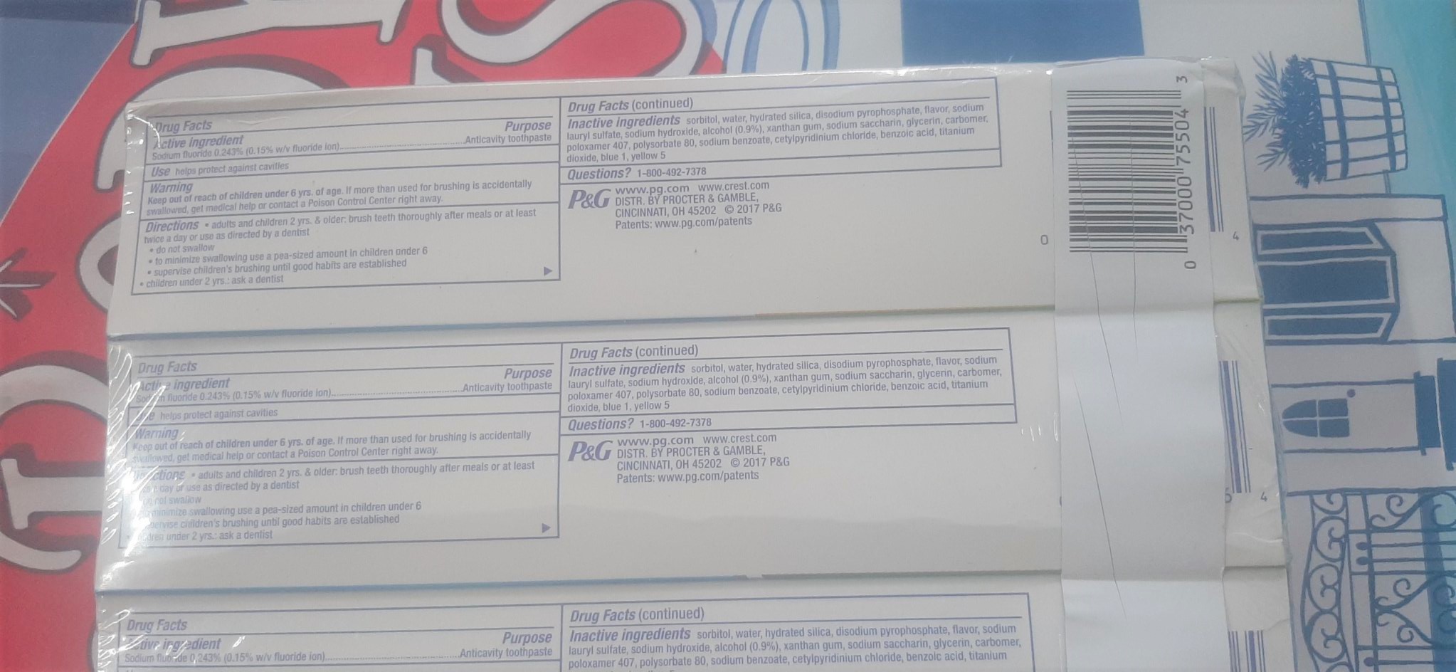 [HCM]Kem đánh răng crest complete extra whitening scope 232gr