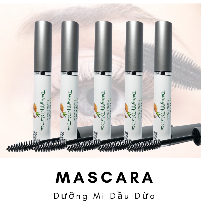 [HCM]5 Cây Mascara  Dưỡng Mi Dầu Dừa