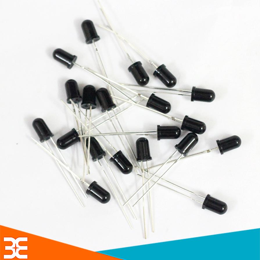 Gói 20 con led thu hồng ngoại 5mm - đen