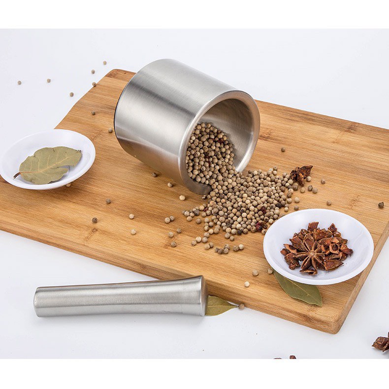 Bộ chày cối inox 304 chống gỉ, chống nấm mốc hàng cao cấp không han gỉ