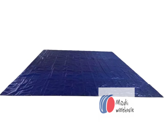 Bạt che mưa nắng màu Xanh 1 lớp loại tốt, Khổ 3m ×4m