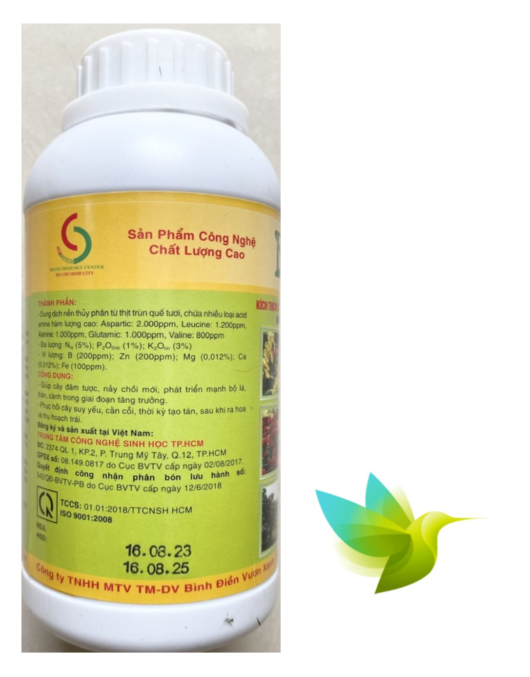 Dịch Trùn Quế Hữu Cơ Bio 01 - #134A# 500ml
