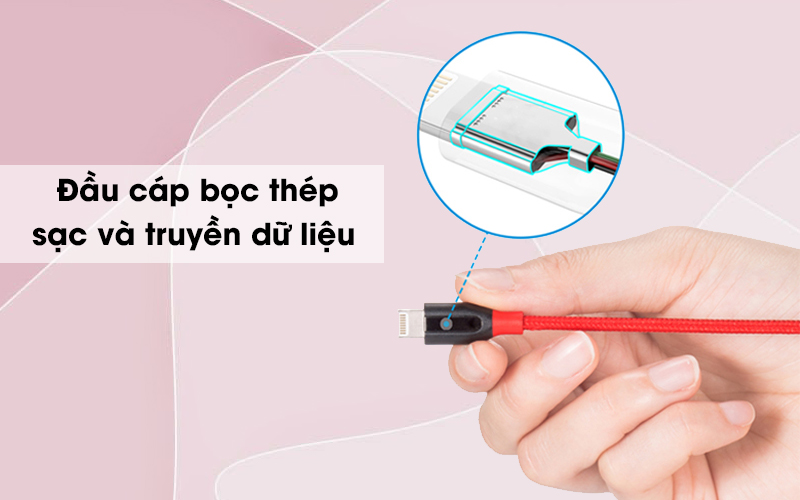 Cáp Lightning MFI 0.9 m Anker PowerLine+ A8121 Đỏ ( Likenew )