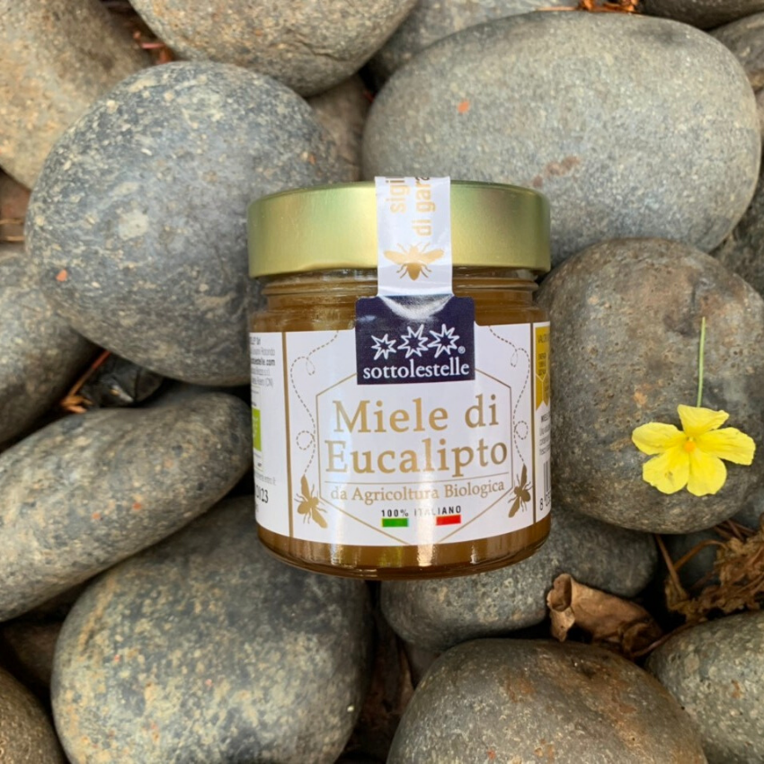 Mật ong hoa bạch đàn hữu cơ Sottolestelle 280g