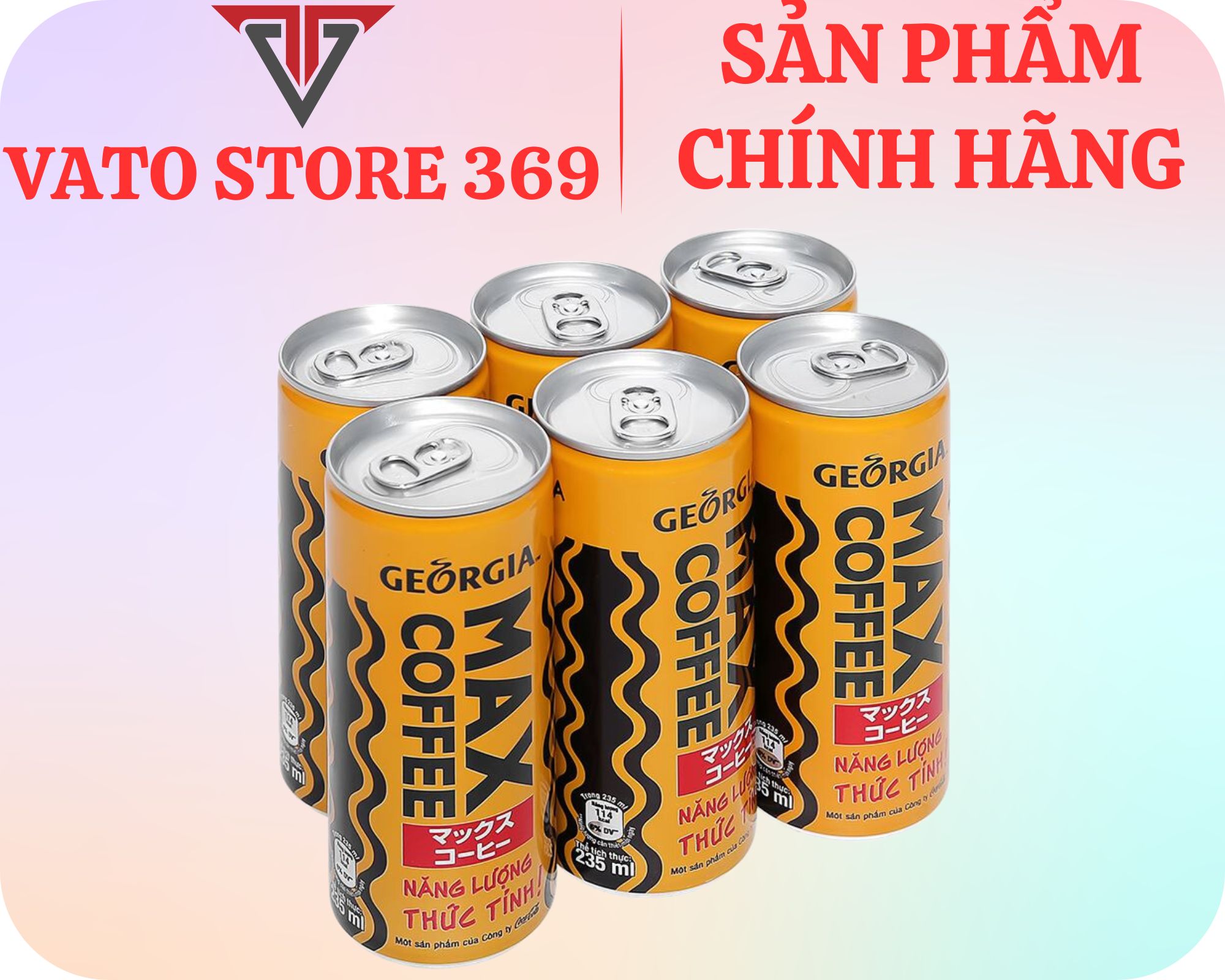 Cà phê sữa GEORGIA max coffee lon 180ml