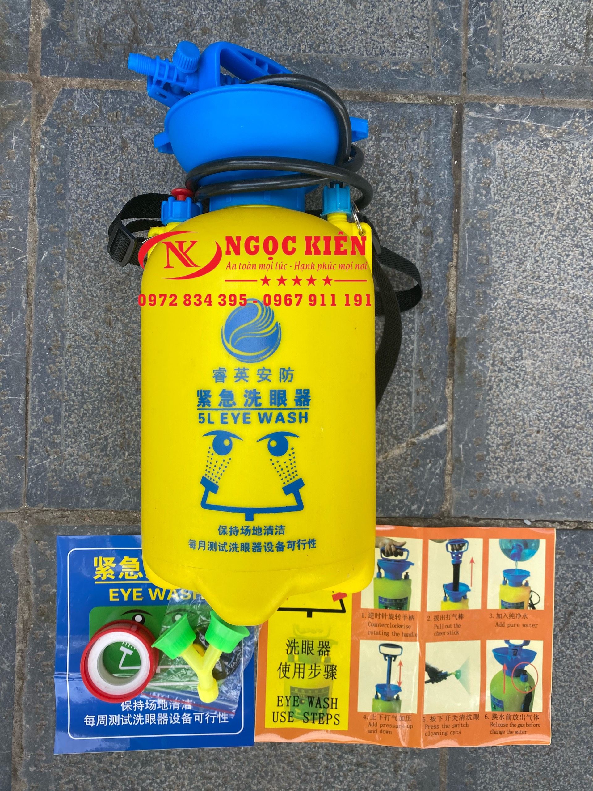 Bình rửa mắt khẩn cấp