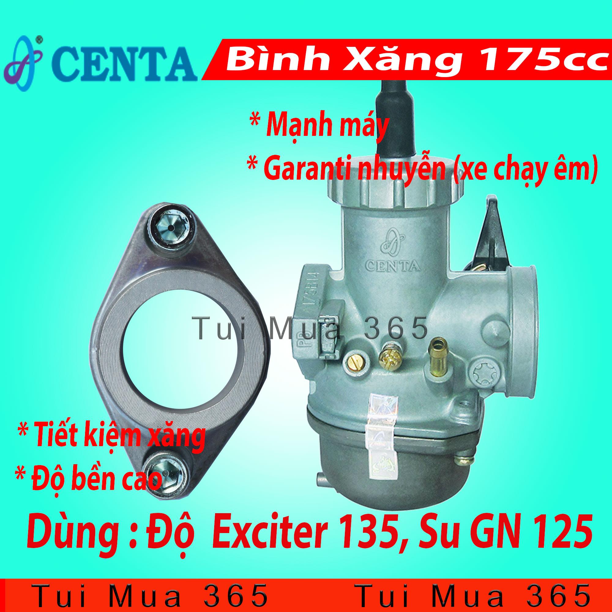 [HCM]Bình Xăng Con Centa 175 Độ Exciter 135 Su GN 125
