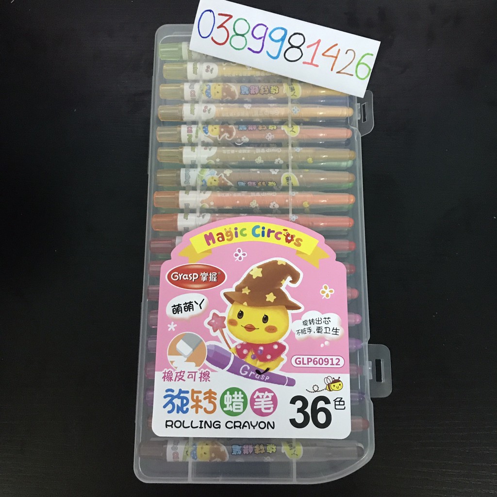 Sáp Vặn 36 Màu Tẩy Được