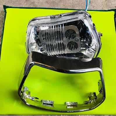 Bộ pha đèn Led xe super dream đầu lồi siêu sáng